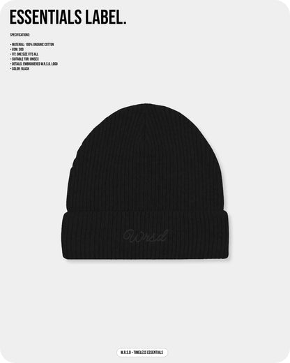 W.R.S.D Beanie black pre order